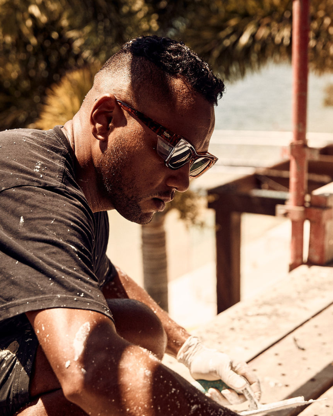 Browse Vintage Tortoise Polarised Safety Glasses