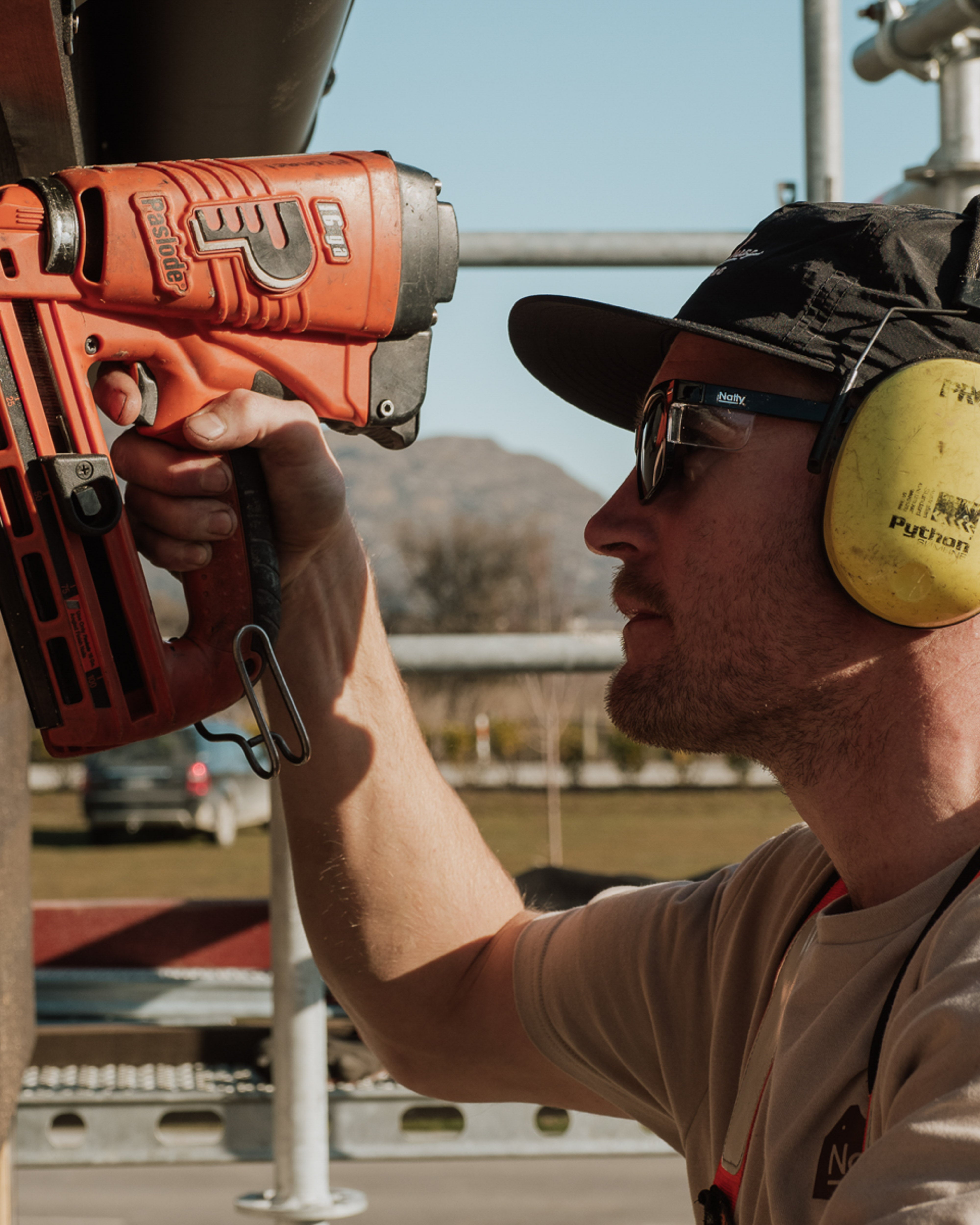 Kenneth Black Tinted Safety Glasses