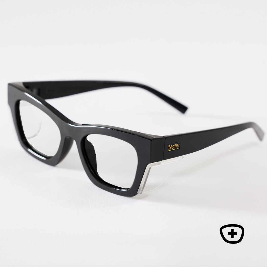 Browse Black Frame Prescription Safety Glasses