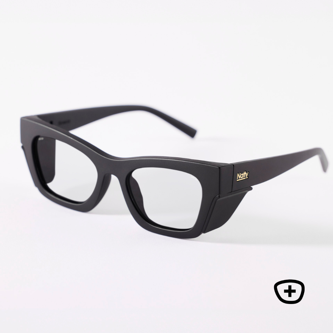 Browse Matte Black Frame Prescription Safety Glasses