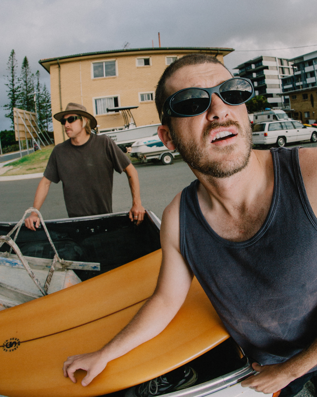 Griffs Matte Black Polarised Safety Glasses