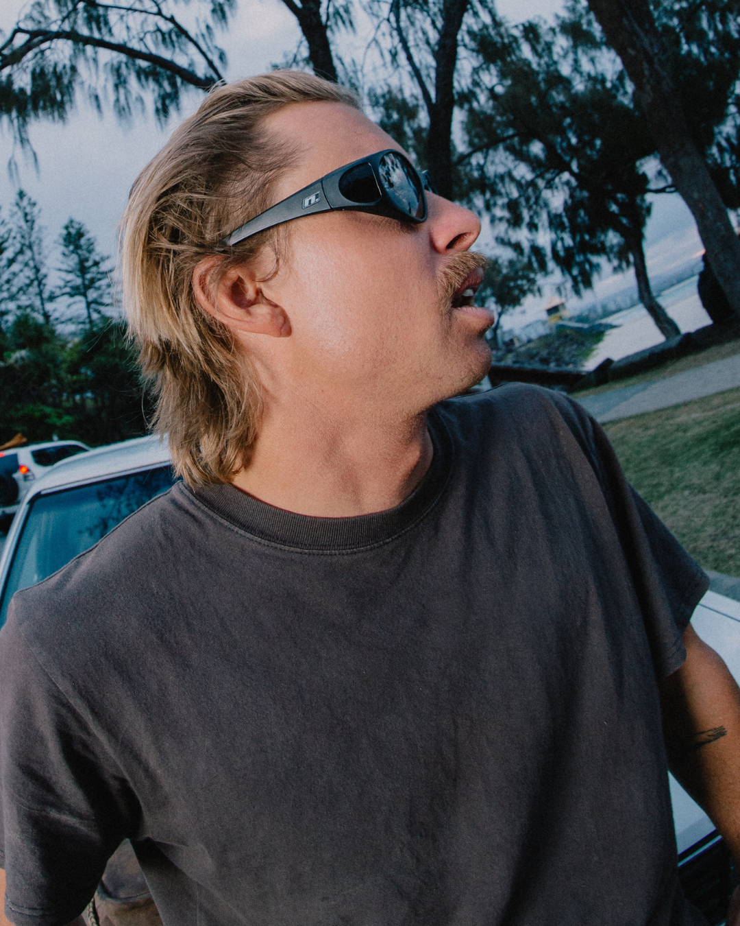 Griffs Matte Black Polarised Safety Glasses