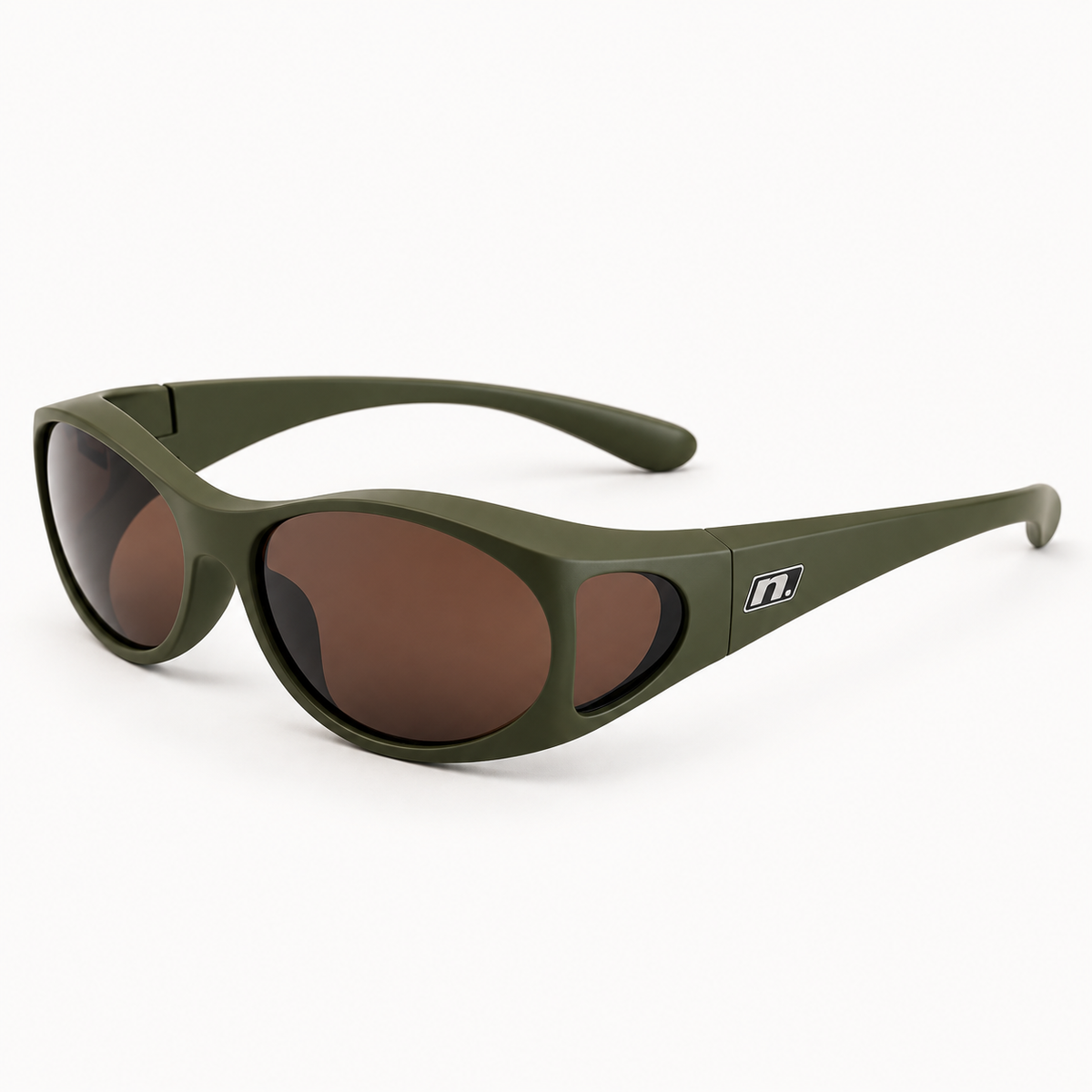 Griffs Matte Olive / Brown Polarised Safety Glasses