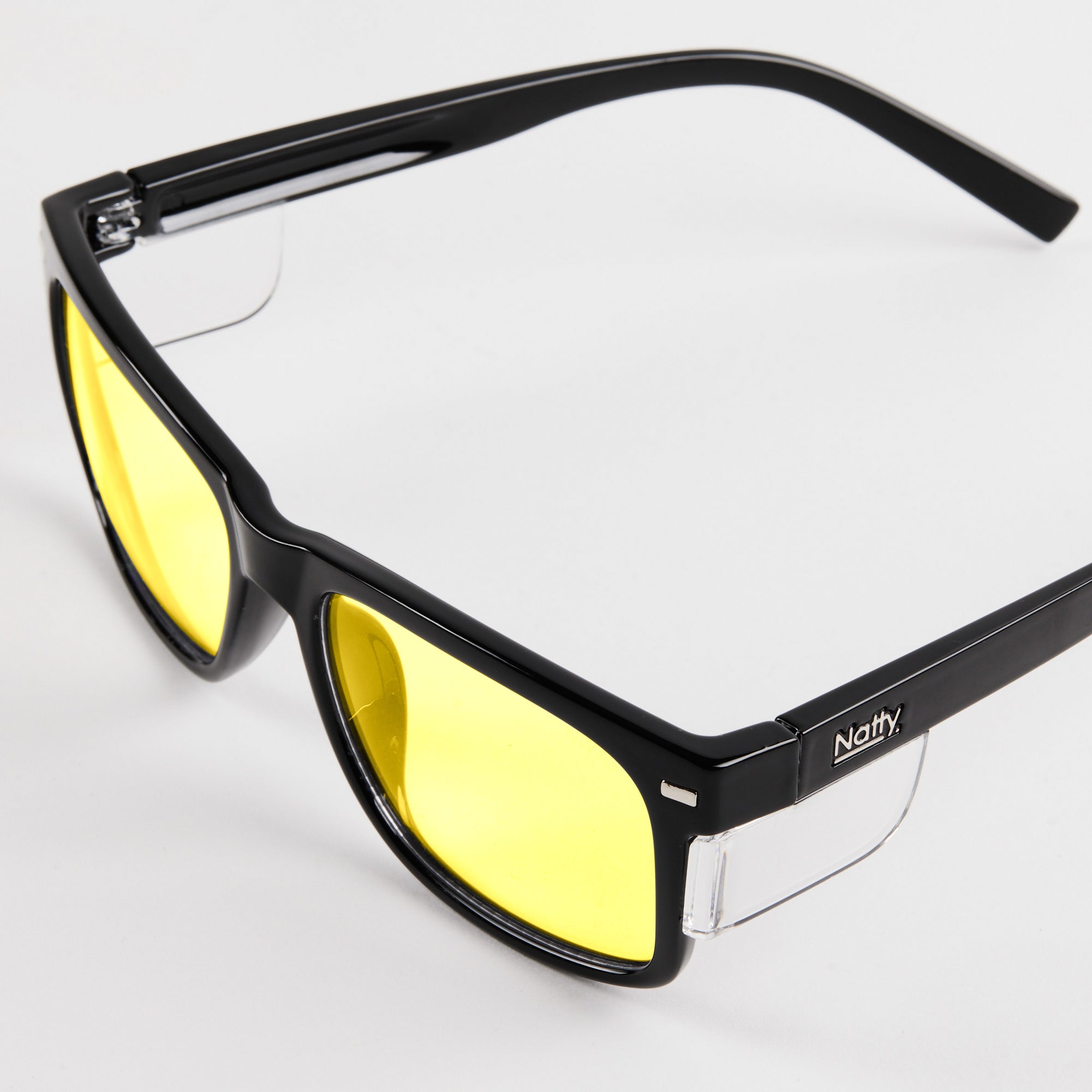 Kenneth Black Frame / Yellow Lens Polarised Safety Glasses