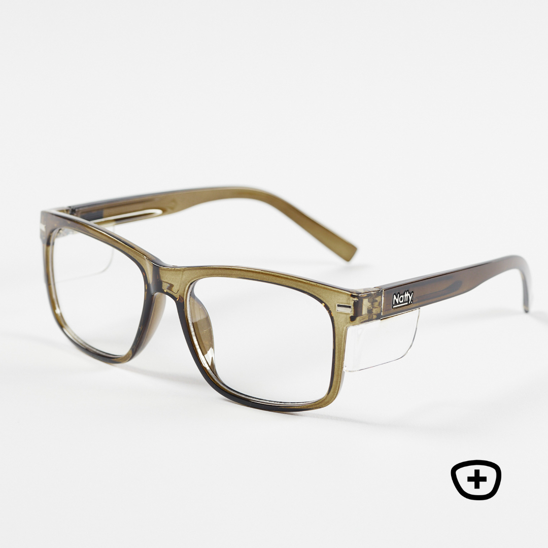 Kenneth Olive Frame Prescription Safety Glasses