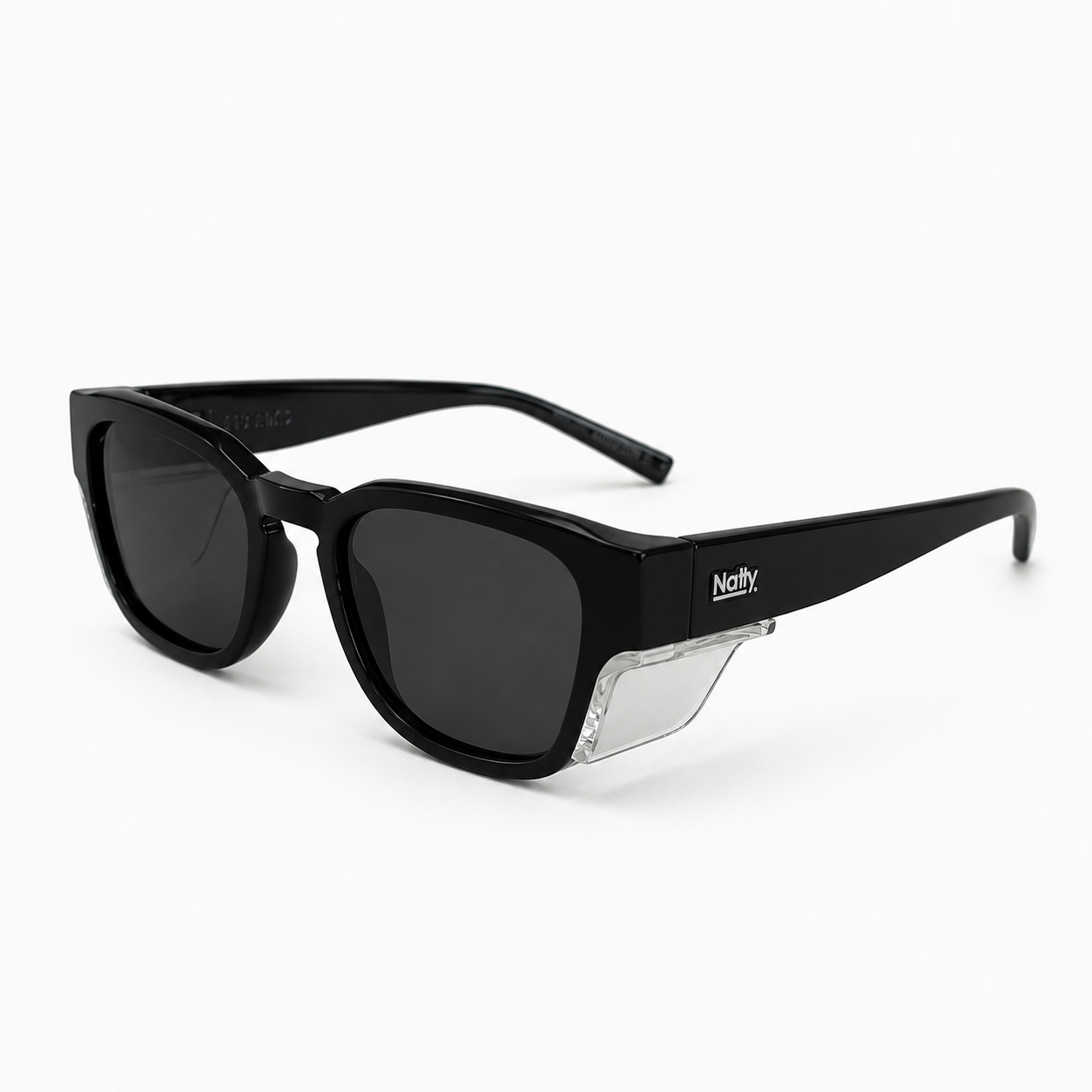 Franks Black Polarised Safety Glasses