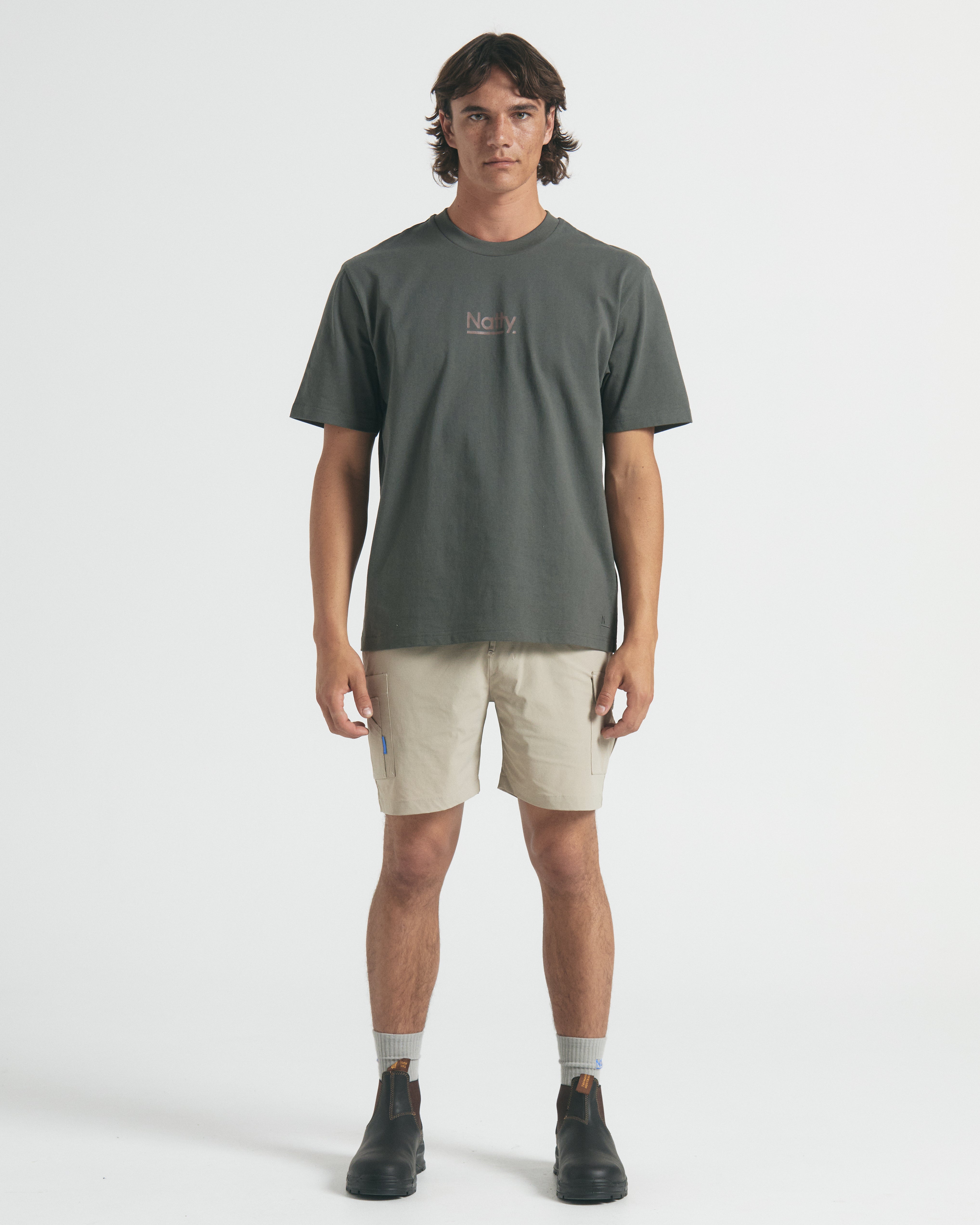 Men's Signature Tee - Charcoal