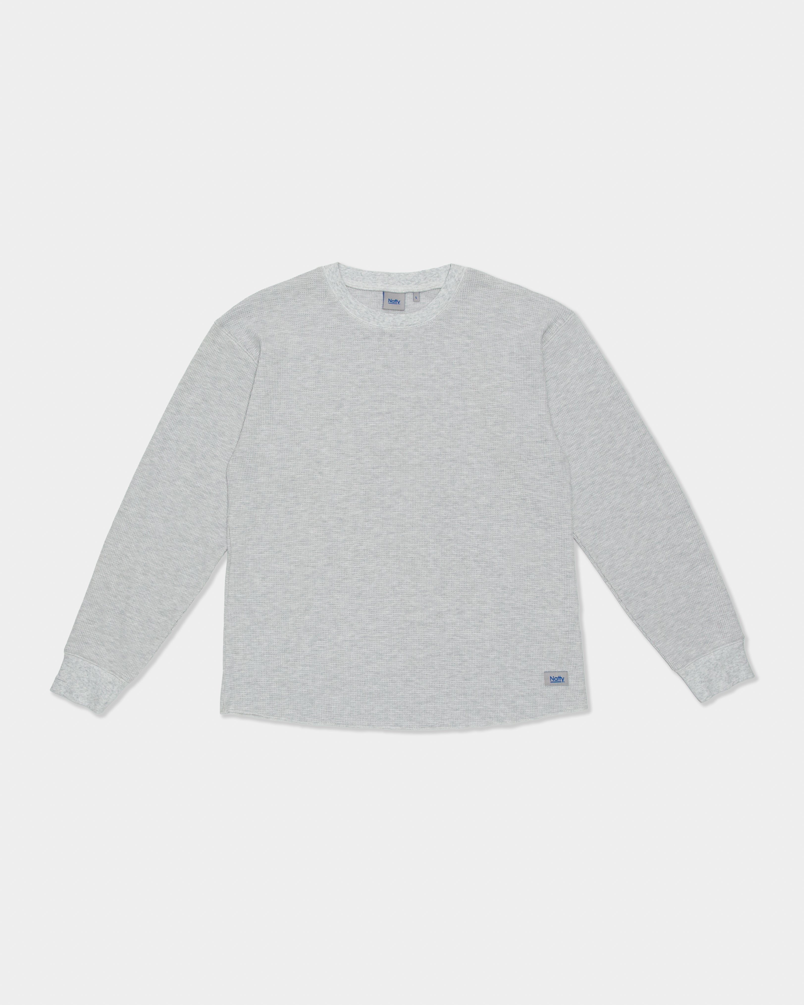 Waffle LS T-Shirt - Grey Marle