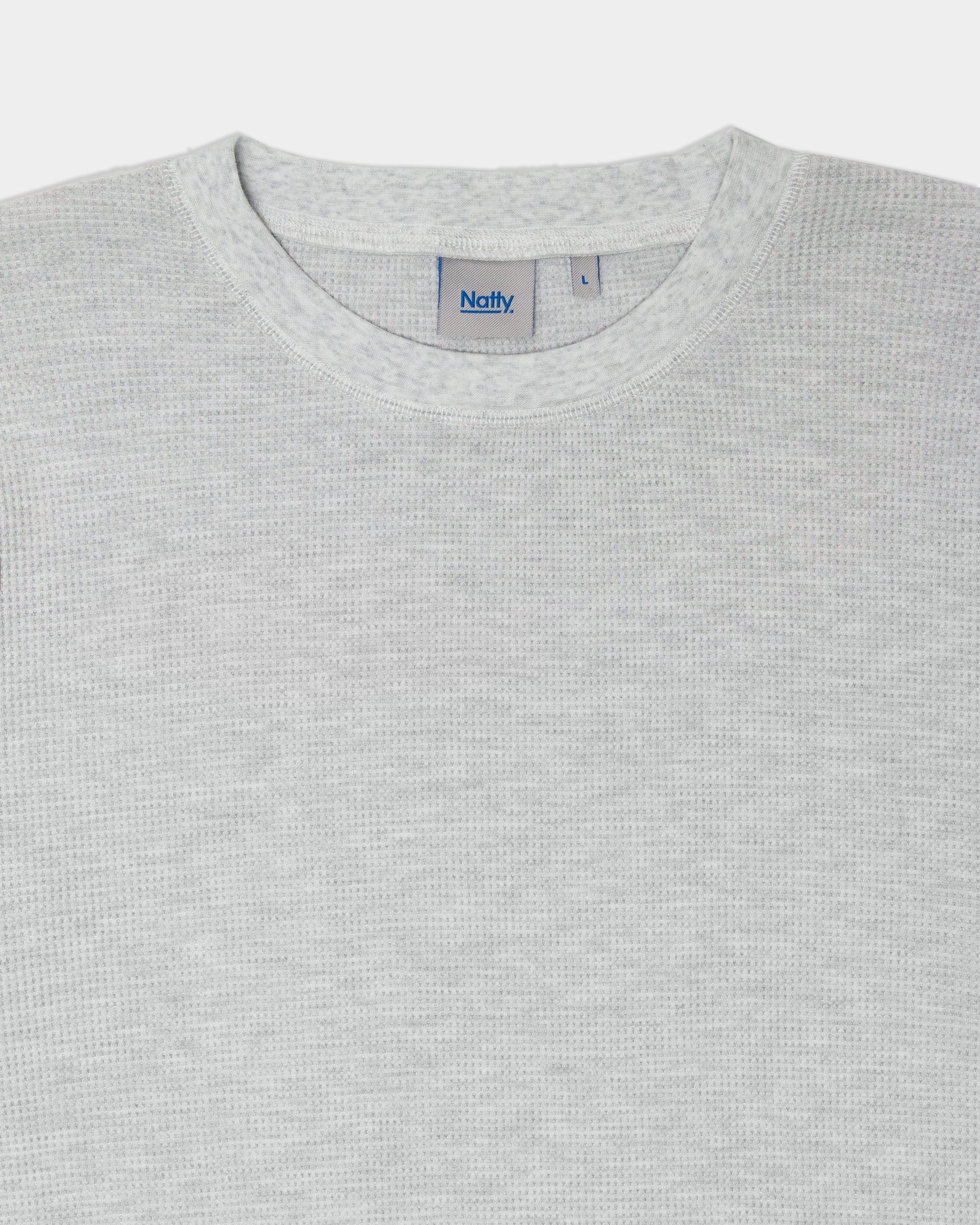 Waffle LS T-Shirt - Grey Marle