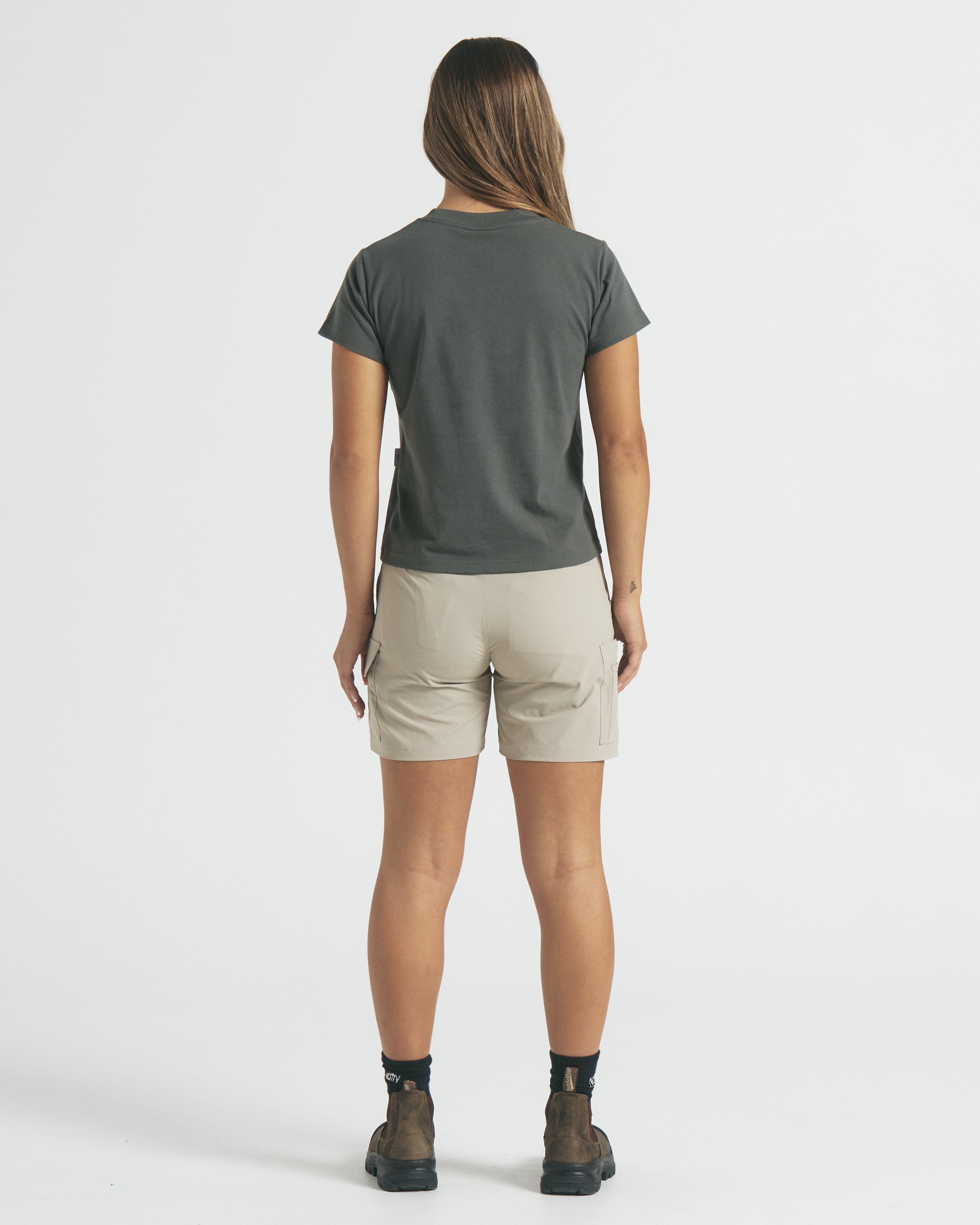 Womens Signature Tee - Charcoal