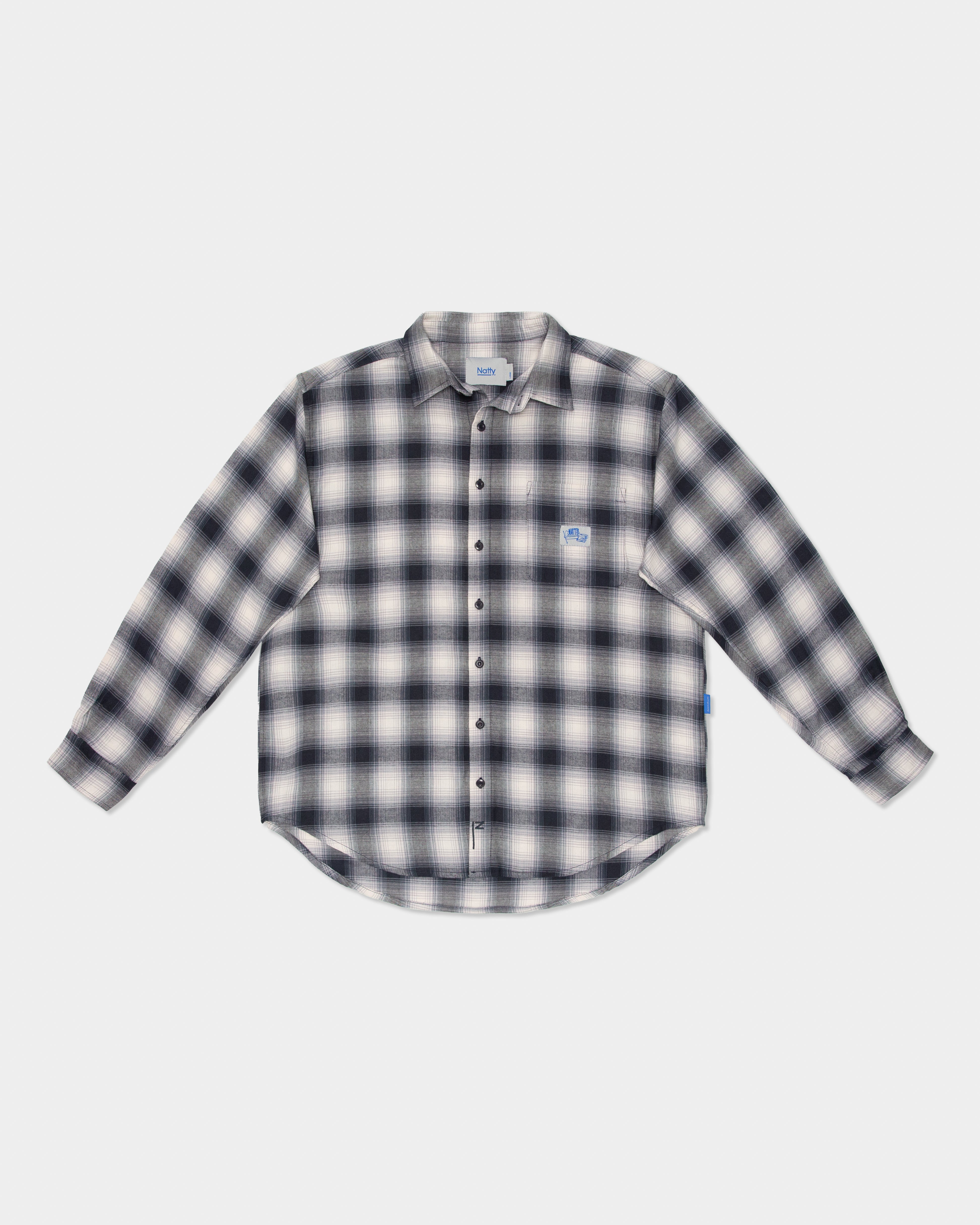 Yard LS Flannel Shirt - Dusty Blue
