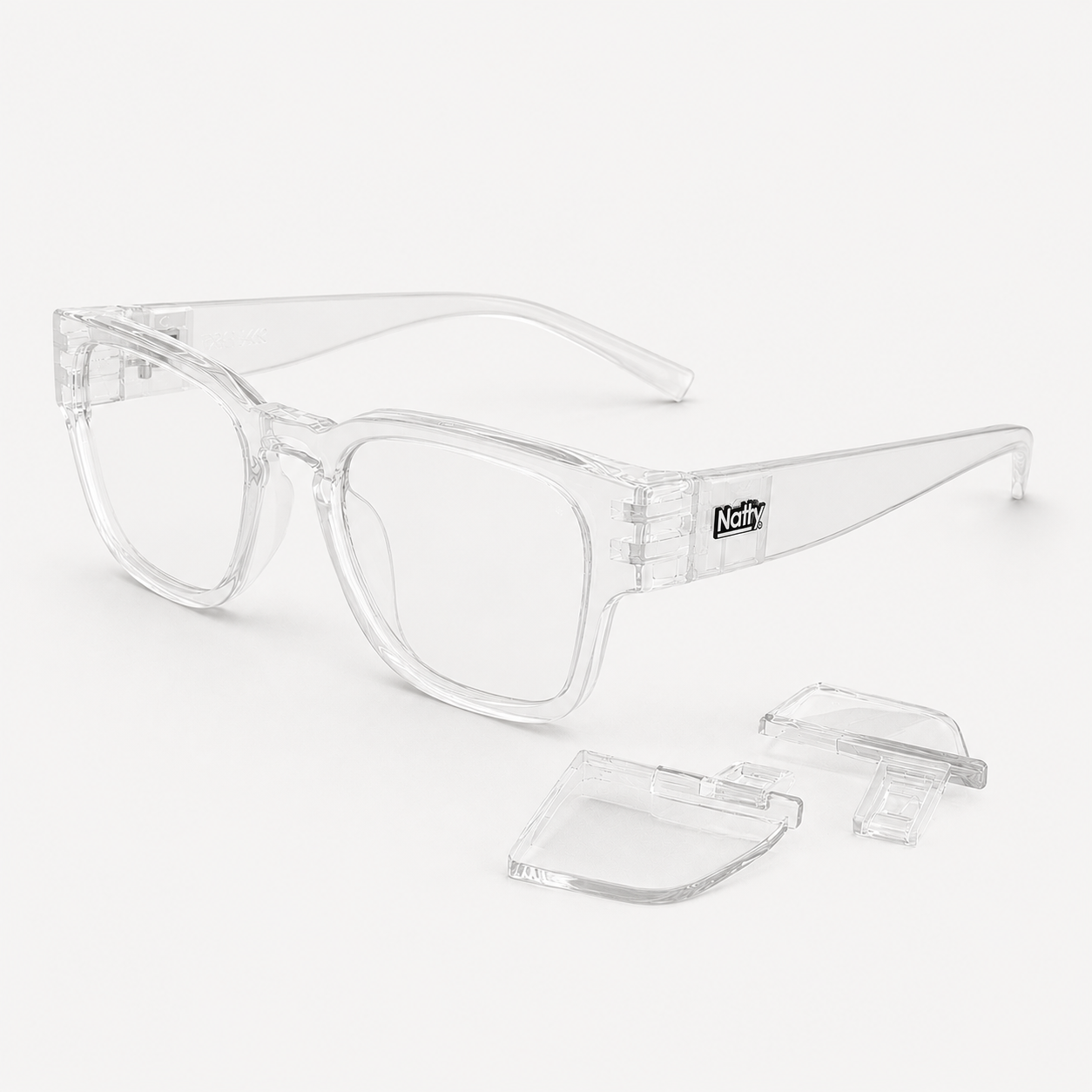Franks Clear Frame / Clear Lens Safety Glasses