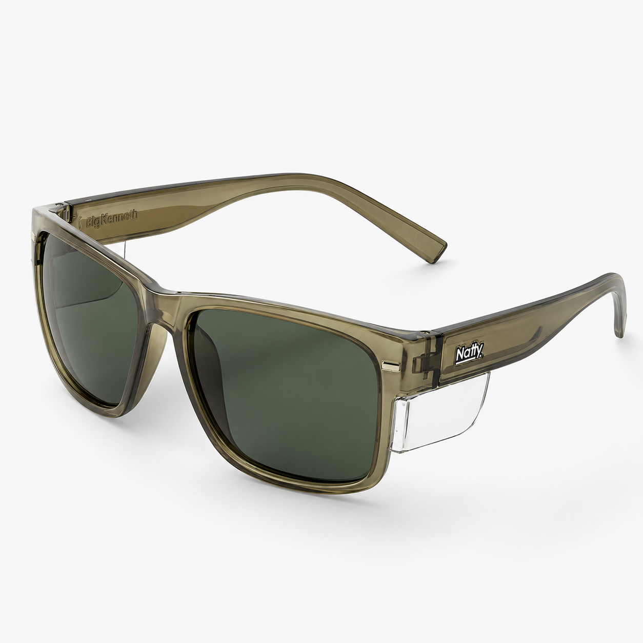 BIG Kenneth Olive Polarised Safety Glasses