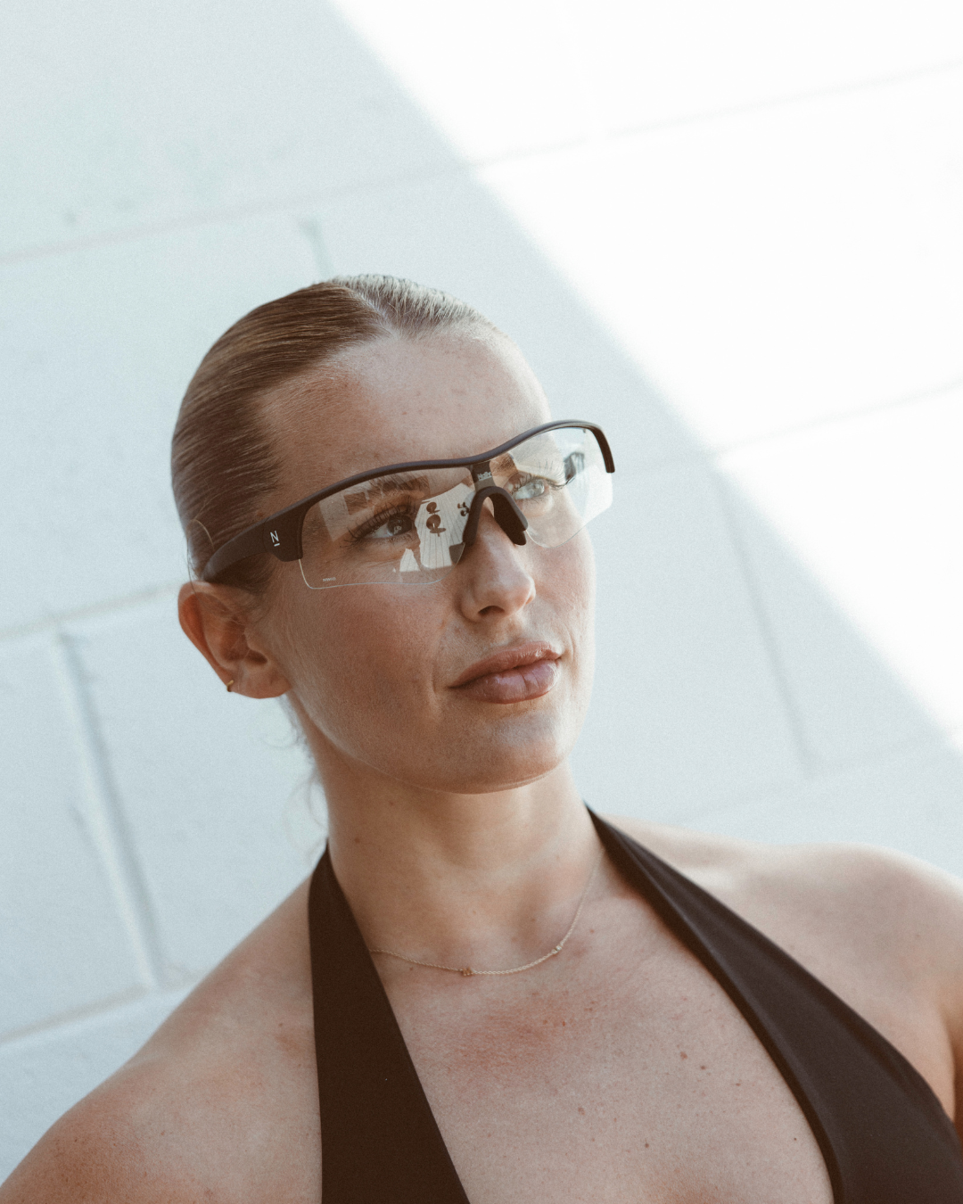 Rev Matte Black / Clear Lens Safety Glasses