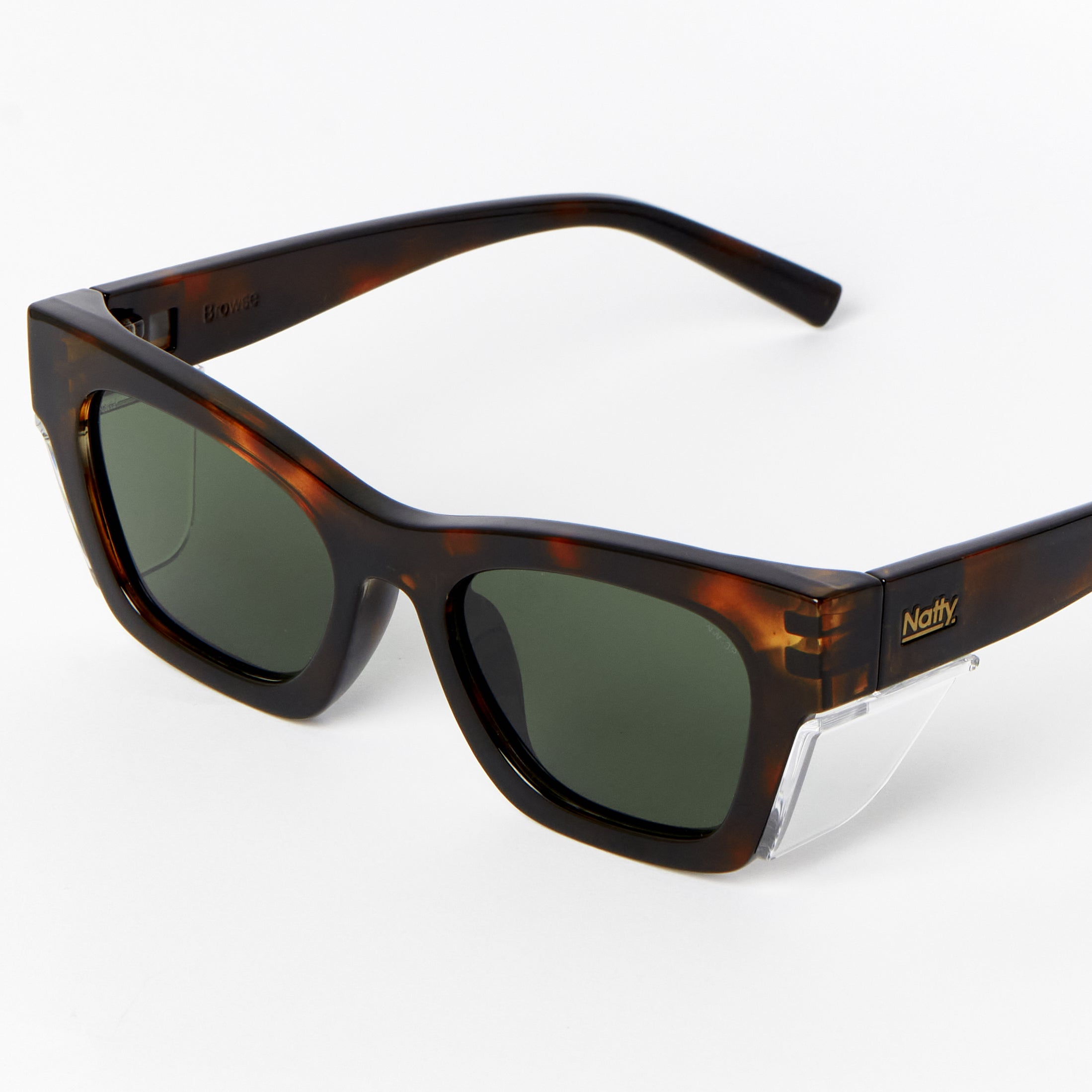 Browse Vintage Tortoise Polarised Safety Glasses