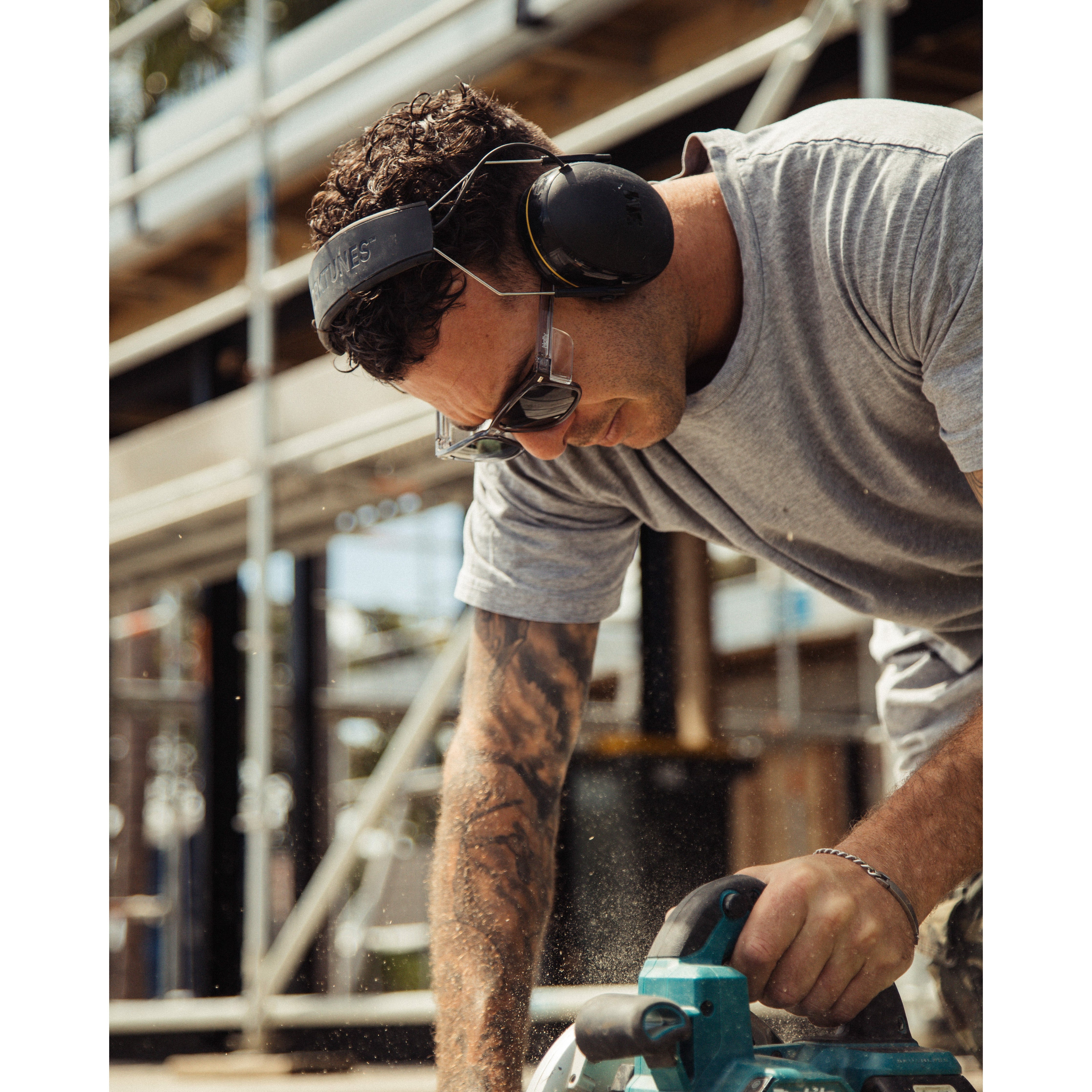 Kenneth Steel Polarised Safety Glasses