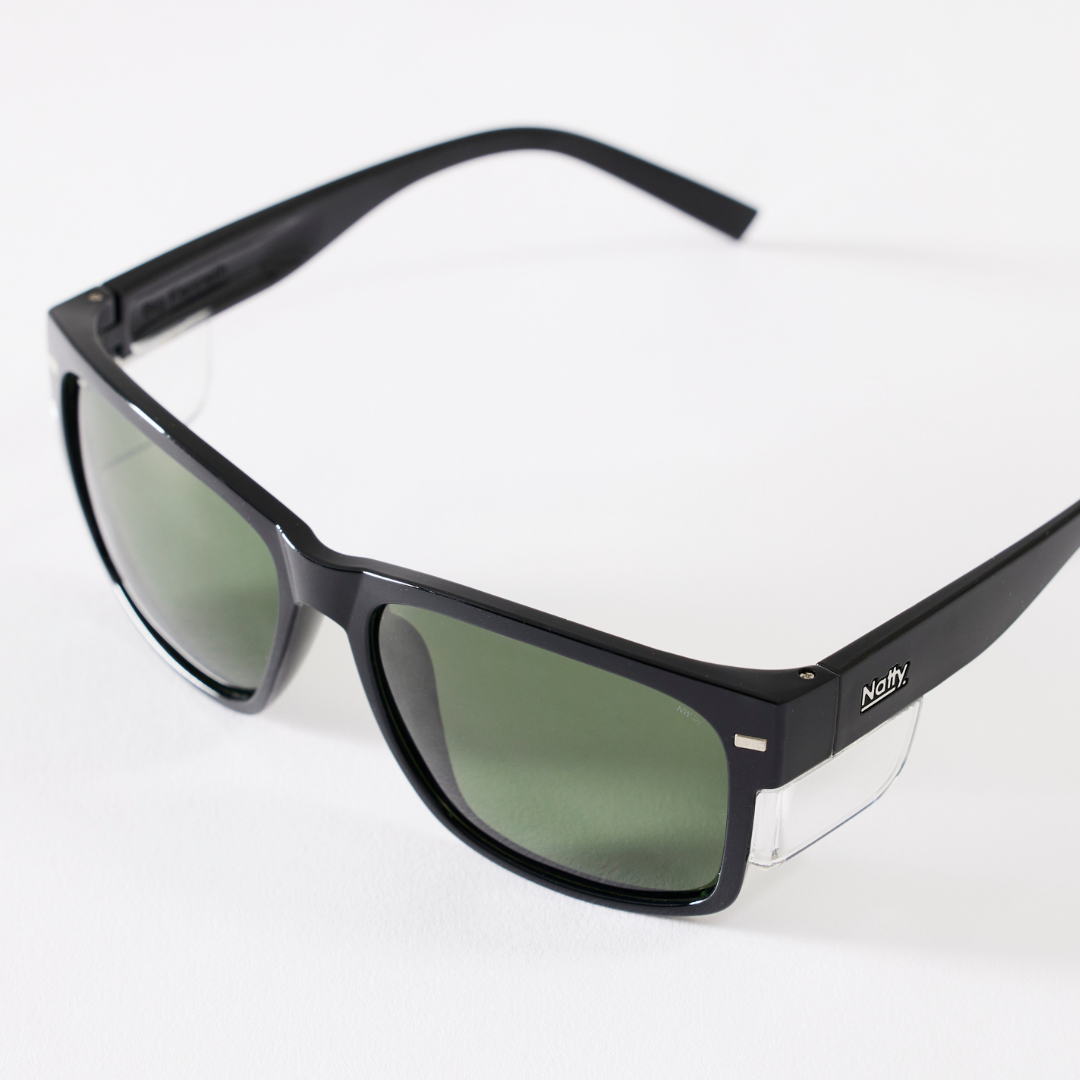BIG Kenneth Black Frame Prescription Safety Glasses