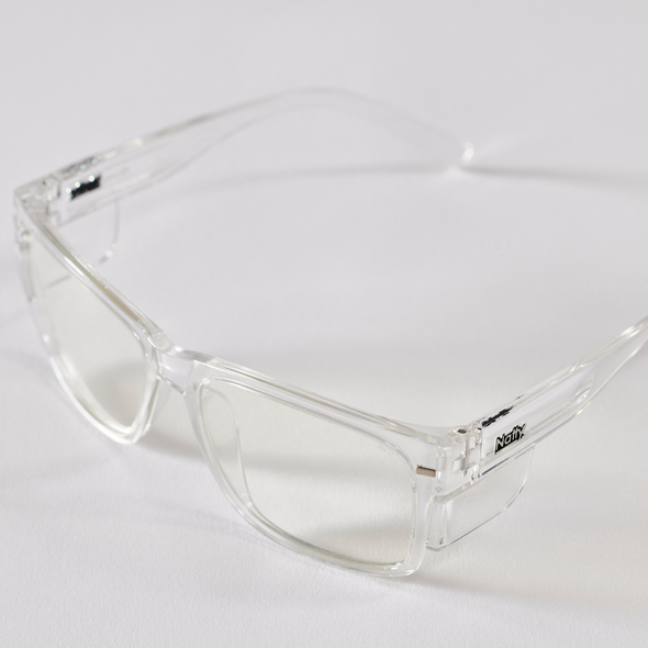 BIG Kenneth Clear Frame/Clear Lens Safety Glasses