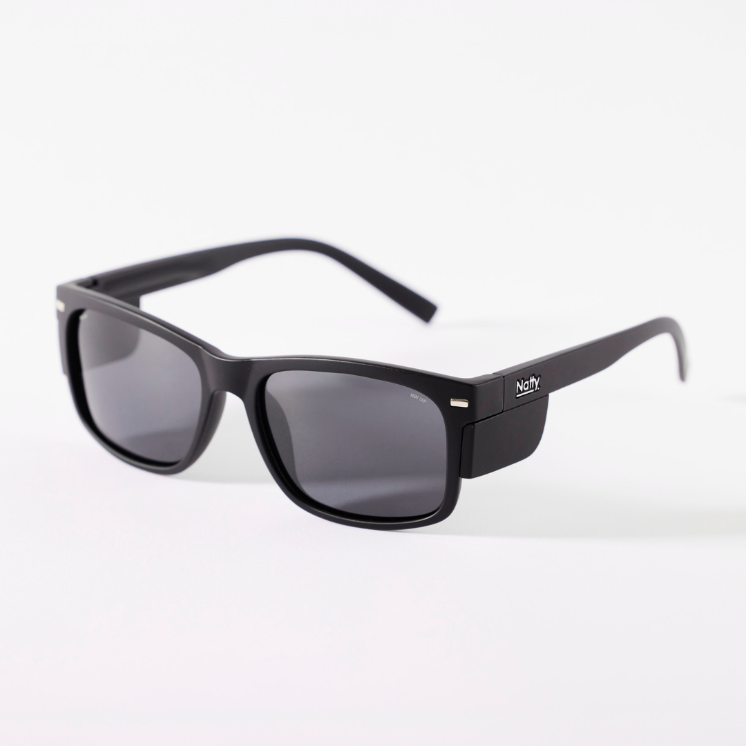 Kenneth Matte Black Frame Prescription Safety Glasses