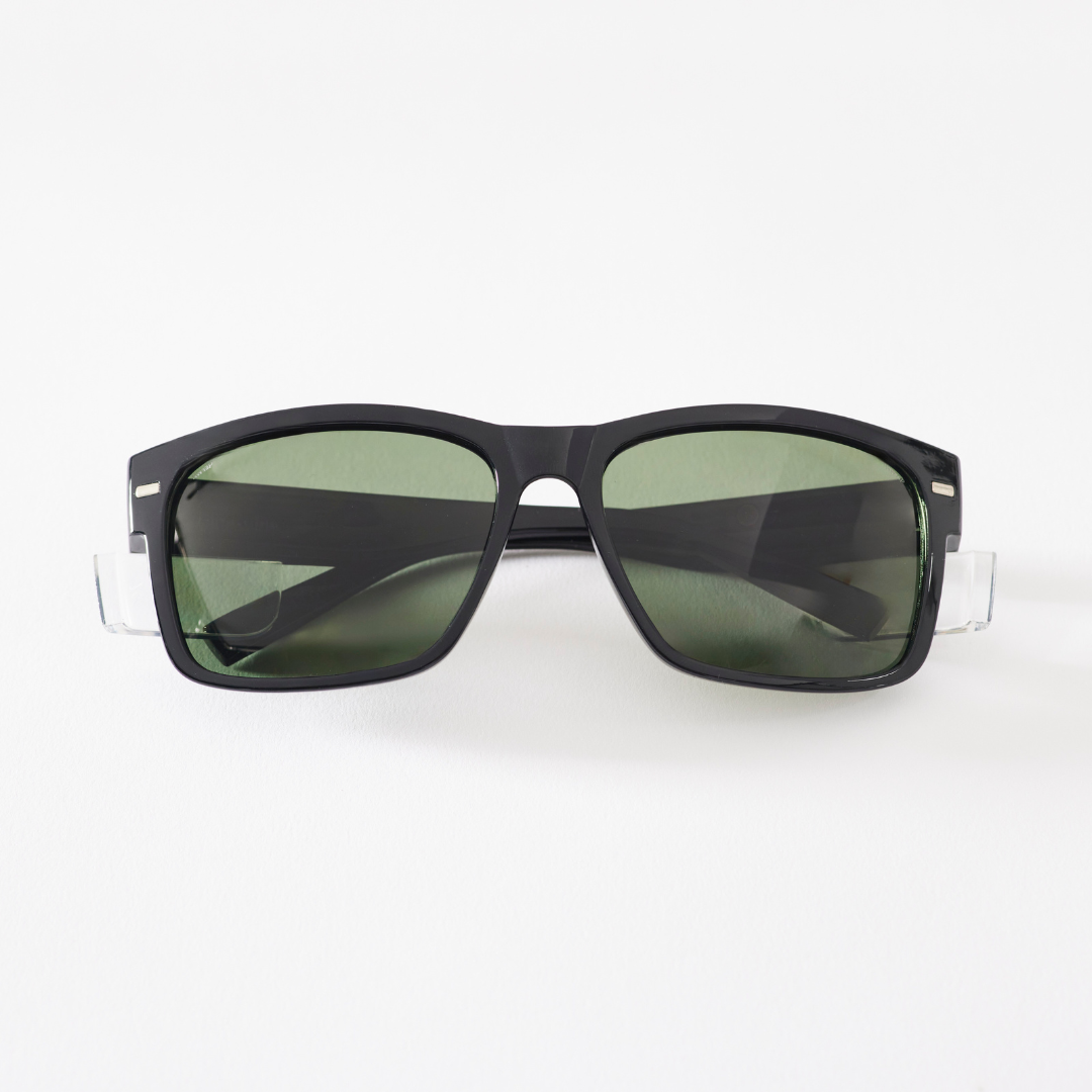BIG Kenneth Black Frame Prescription Safety Glasses