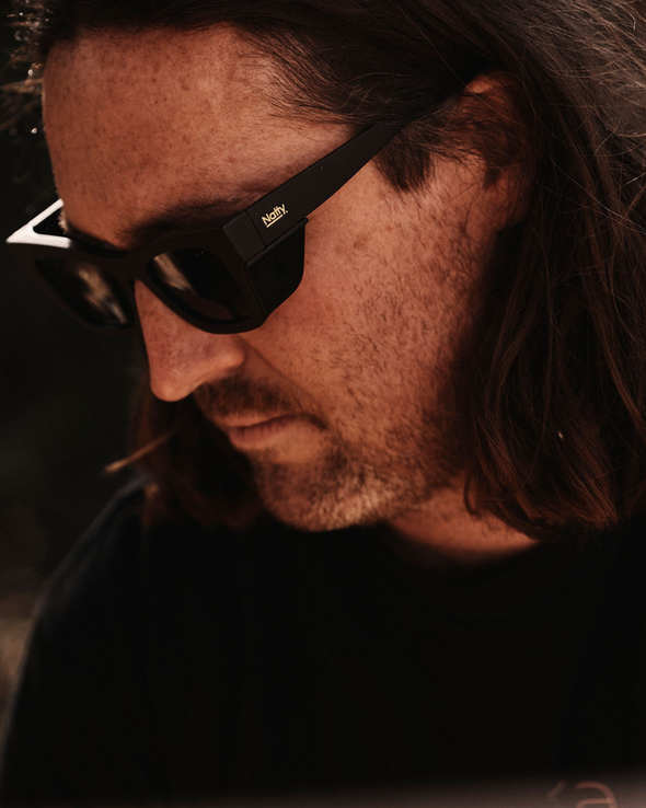 Browse Matte Black Polarised Safety Glasses
