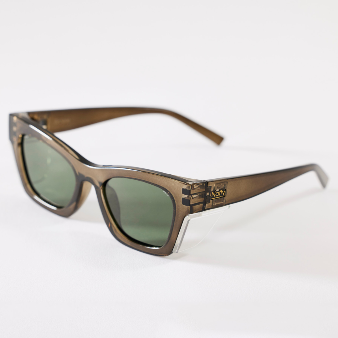 Browse Olive Frame Prescription Safety Glasses