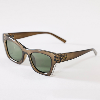 Browse Olive Polarised Safety Glasses