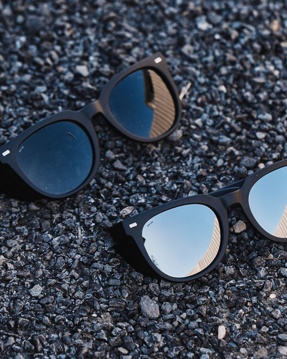 Roys Matte Black Polarised Safety Glasses