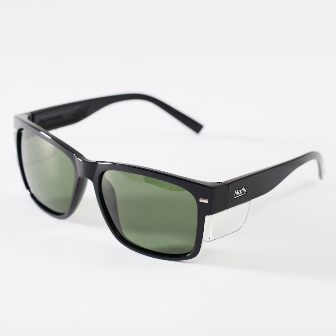 BIG Kenneth Black Frame Prescription Safety Glasses