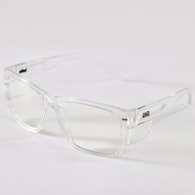 BIG Kenneth Clear Frame/Clear Lens Safety Glasses