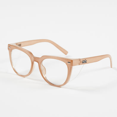 Roys Bone / Clear Lens Safety Glasses