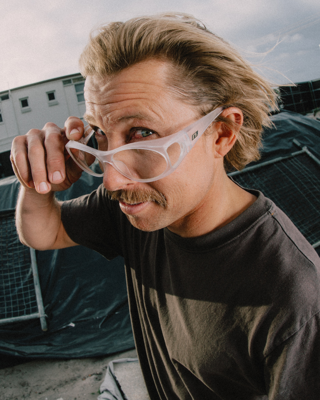 Griffs Clear Frame / Clear Lens Safety Glasses