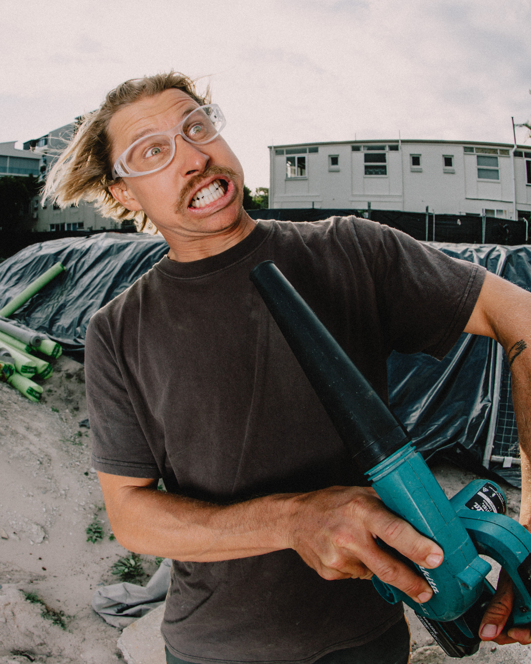 Griffs Clear Frame / Clear Lens Safety Glasses