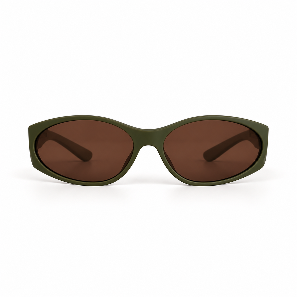 Griffs Matte Olive / Brown Polarised Safety Glasses