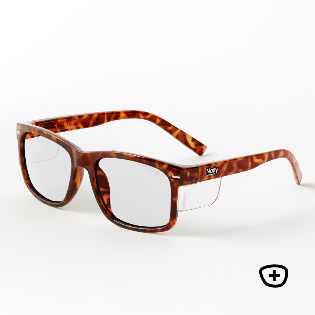 Kenneth Vintage Tortoise Frame Prescription Safety Glasses