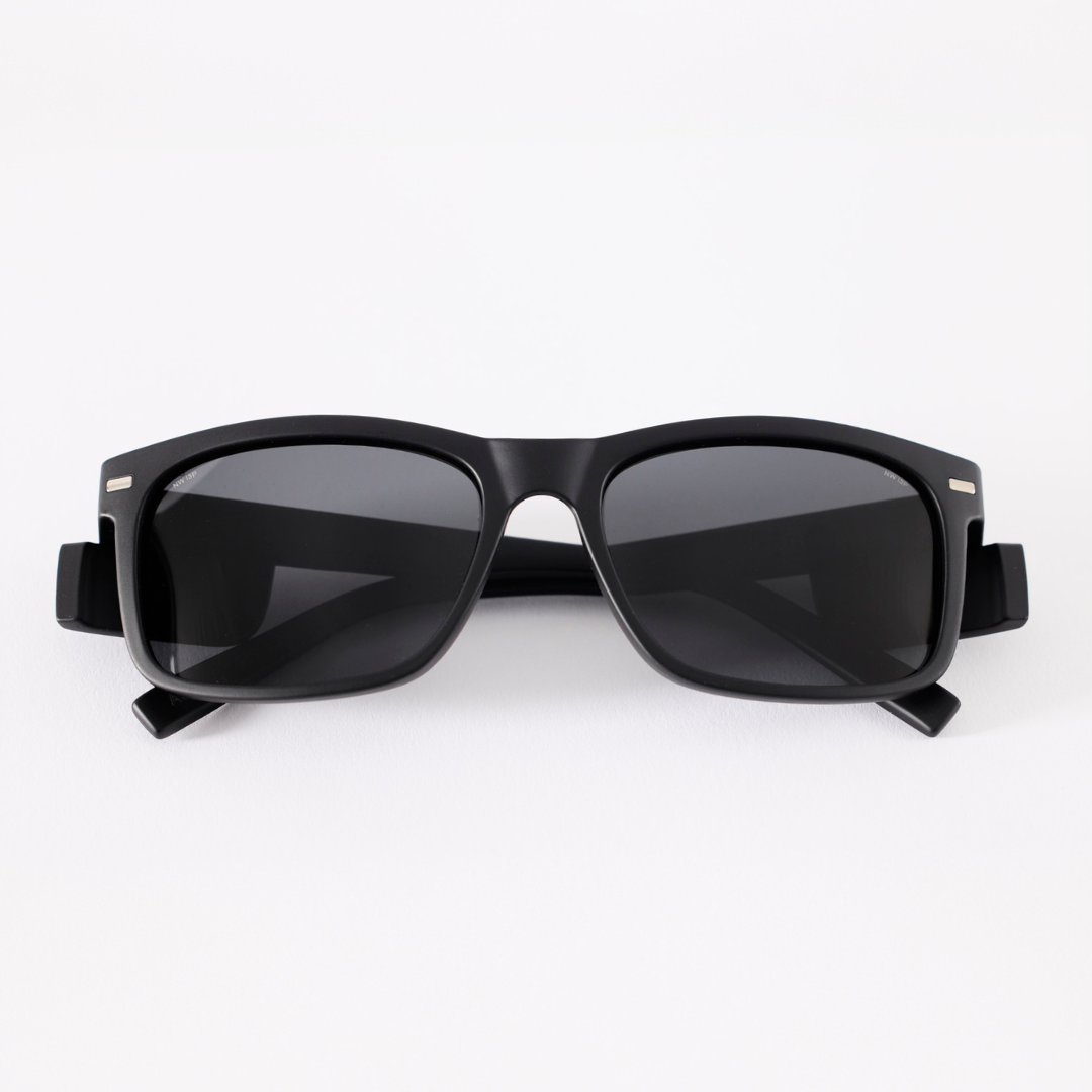 BIG Kenneth Matte Black Frame Prescription Safety Glasses