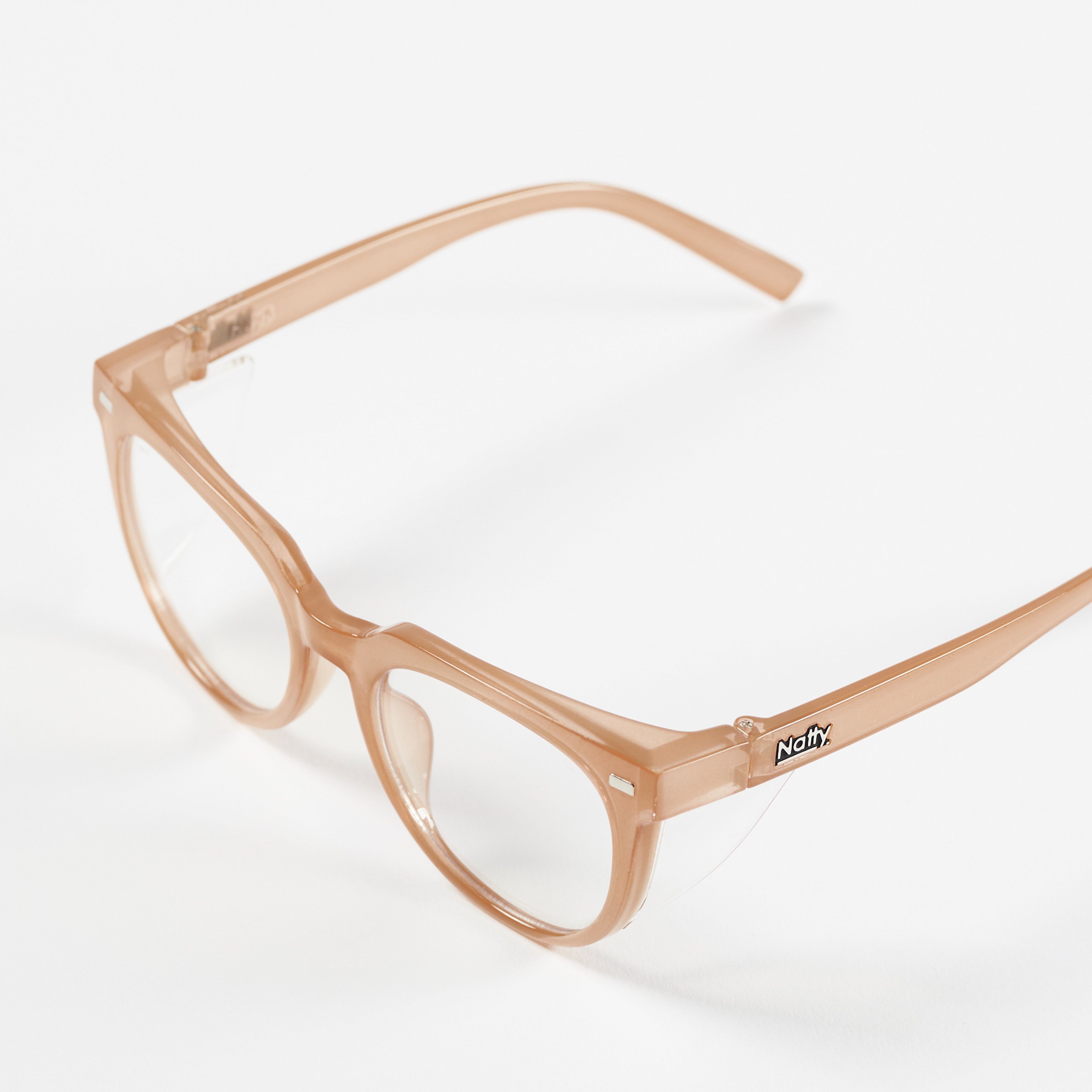 Roys Bone / Clear Lens Safety Glasses