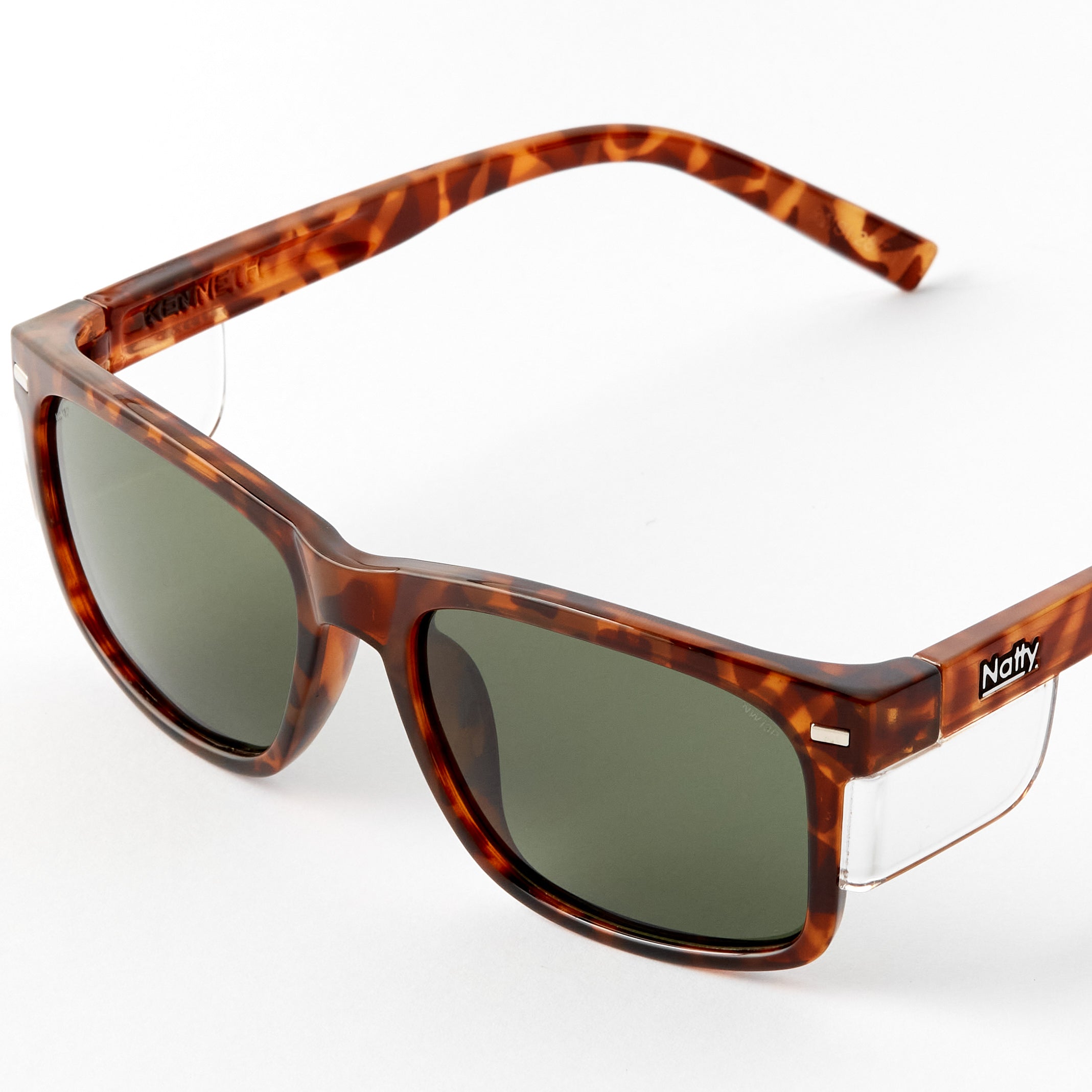 Kenneth Vintage Tortoise Tinted Safety Glasses
