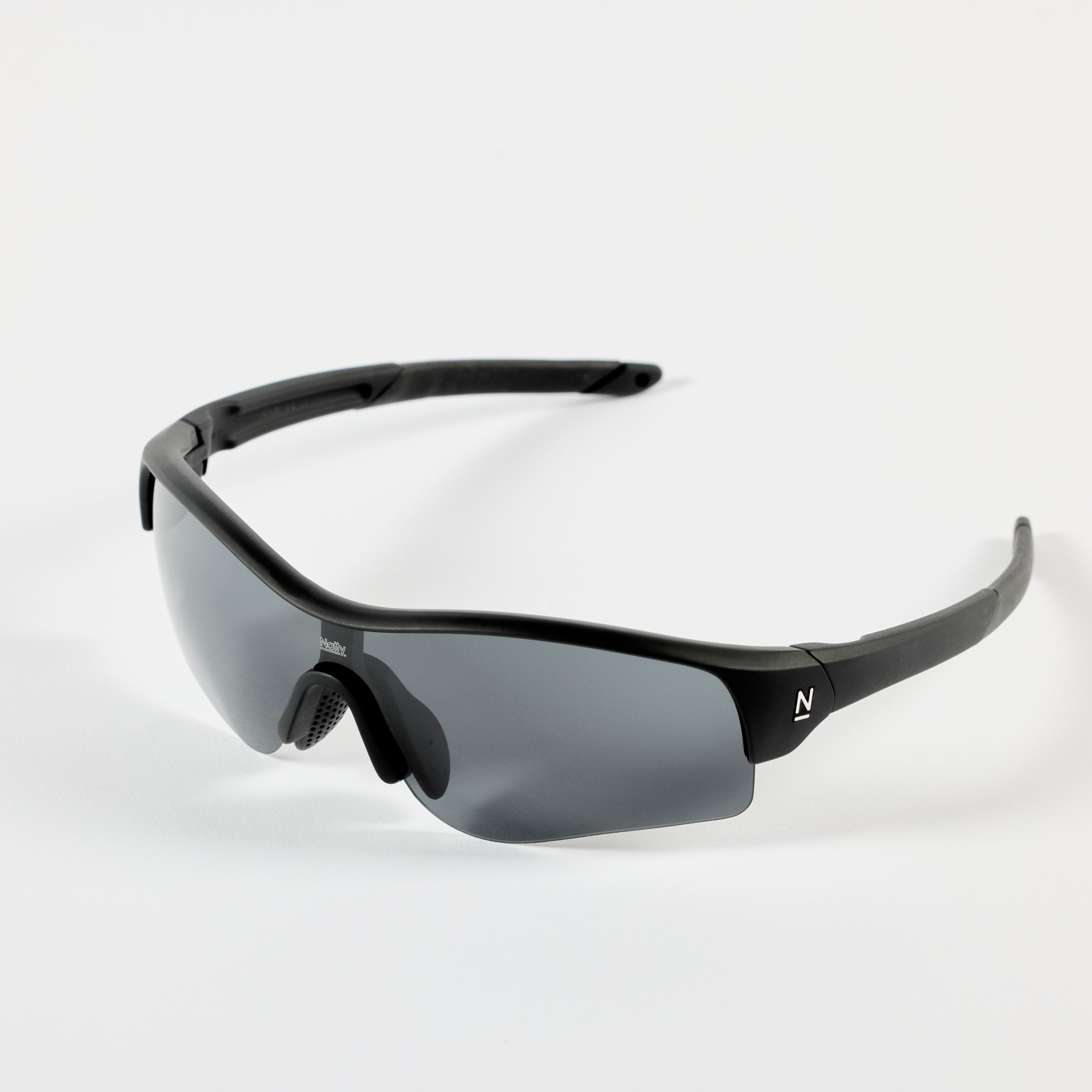 Rev Matte Black / Smoke Polarised Lens Safety Glasses