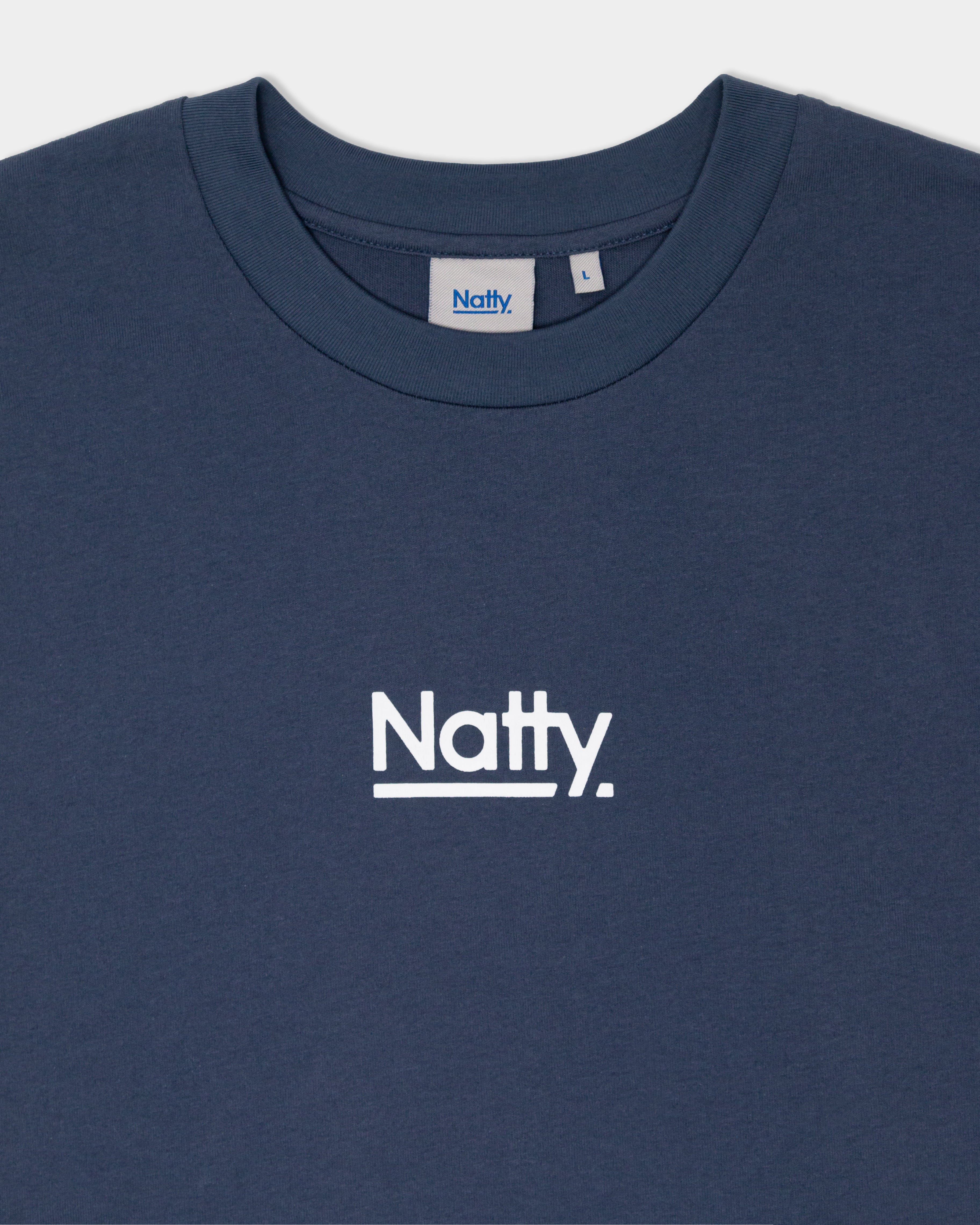 Men's Signature Tee - Steel Blue