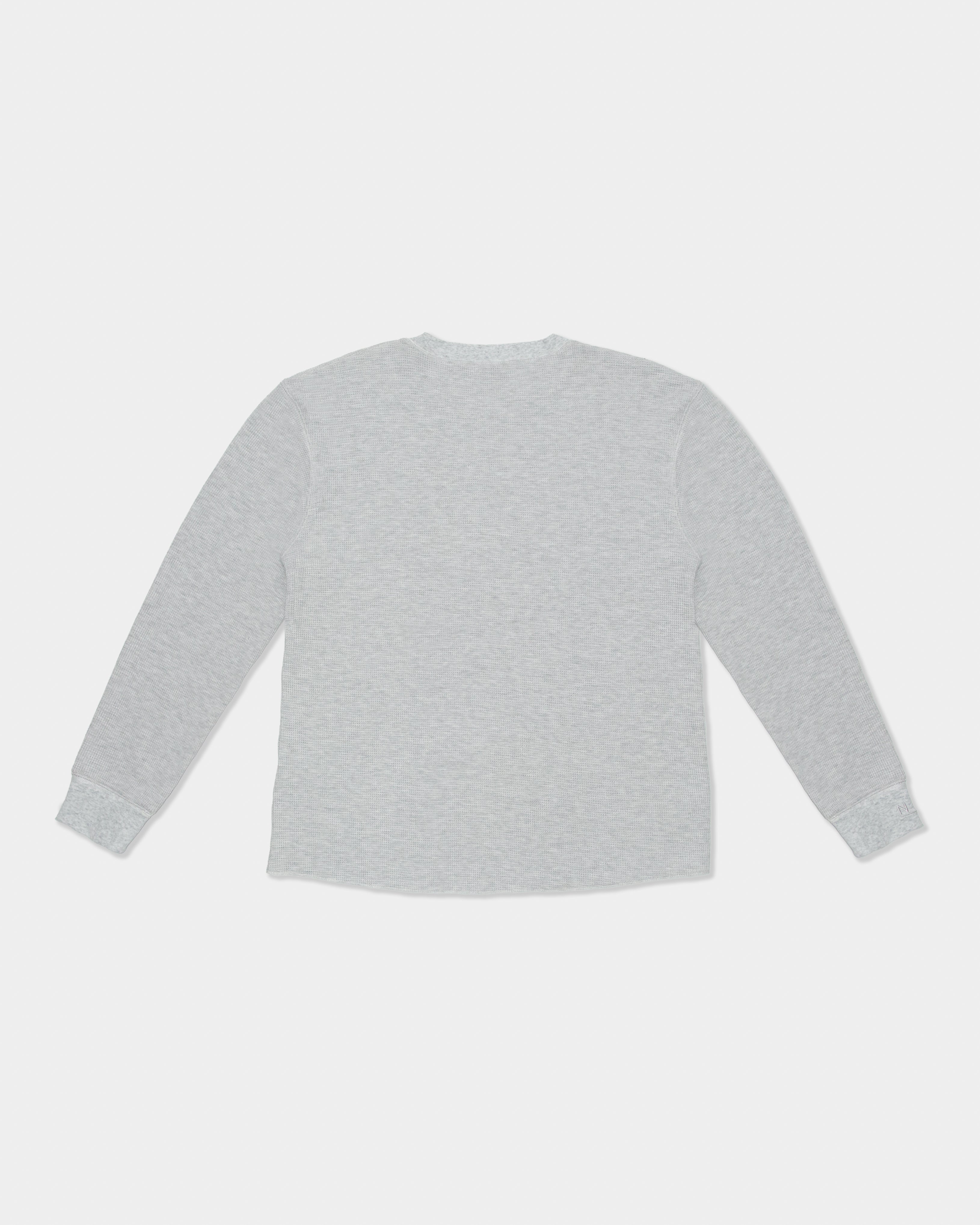Waffle LS T-Shirt - Grey Marle