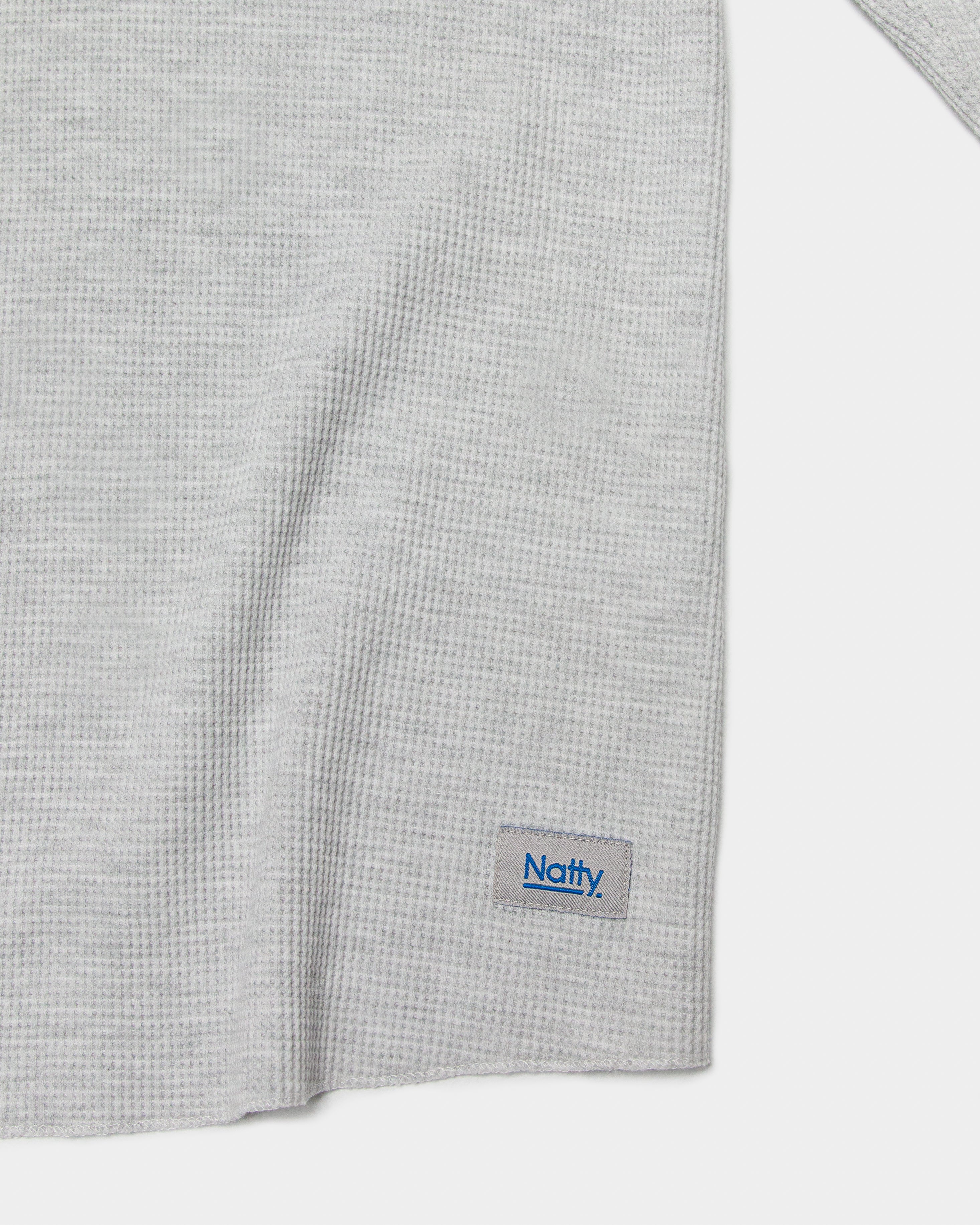 Waffle LS T-Shirt - Grey Marle