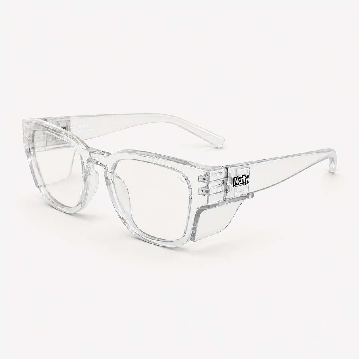 Franks Clear Frame / Clear Lens Safety Glasses