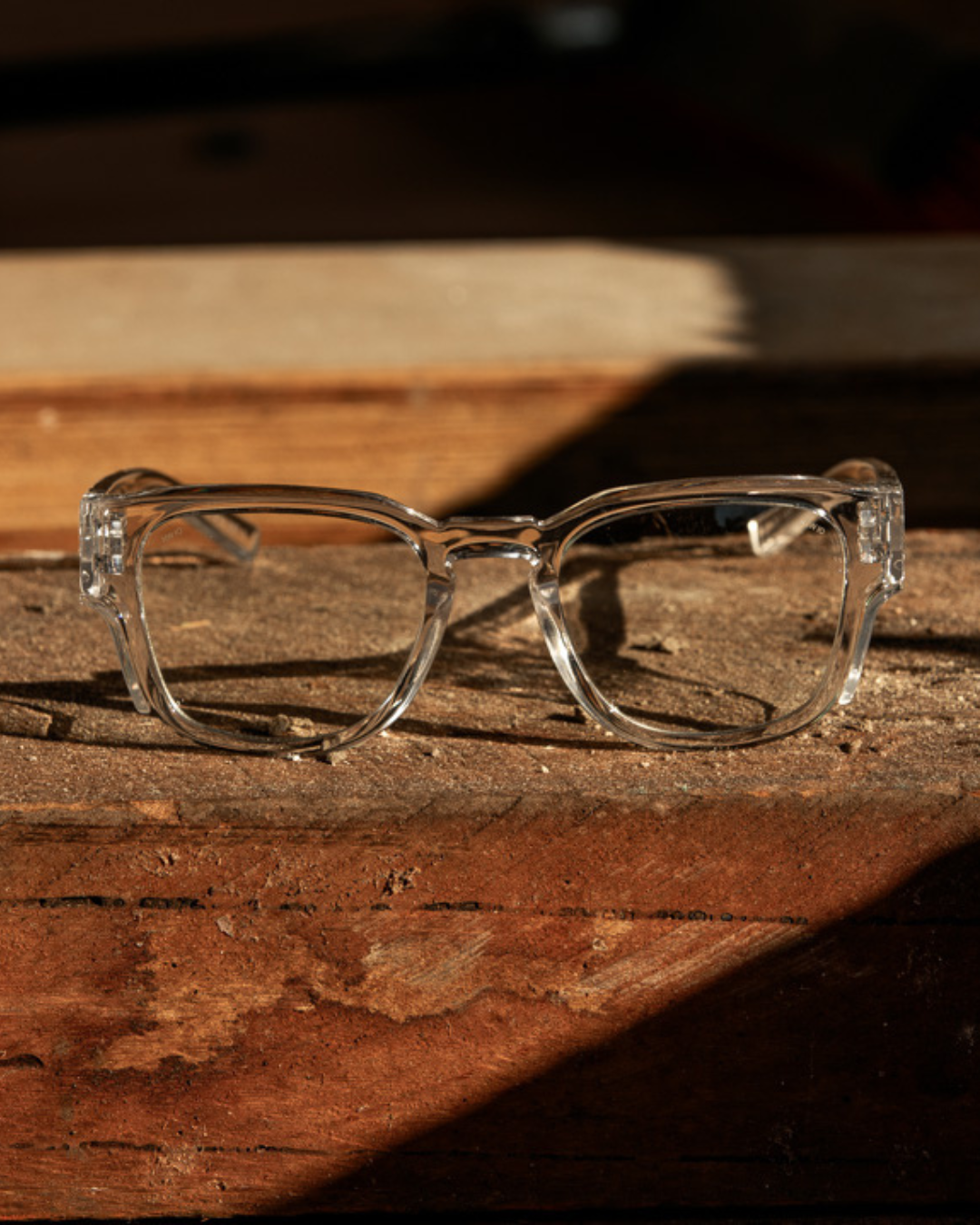 Franks Clear Frame / Clear Lens Safety Glasses