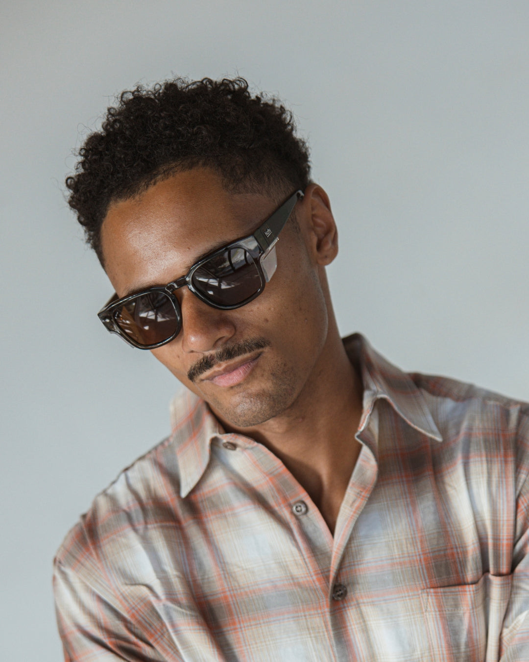 Franks Olive Frame / Brown Polarised Safety Glasses