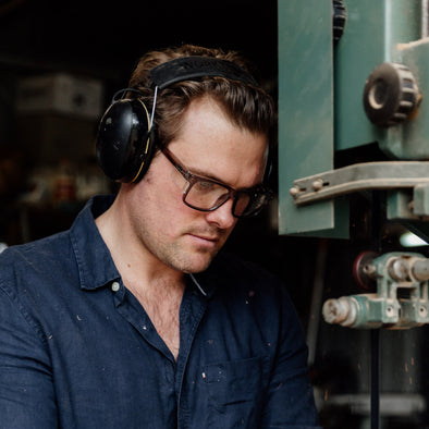Kenneth Steel / Clear Lens Safety Glasses