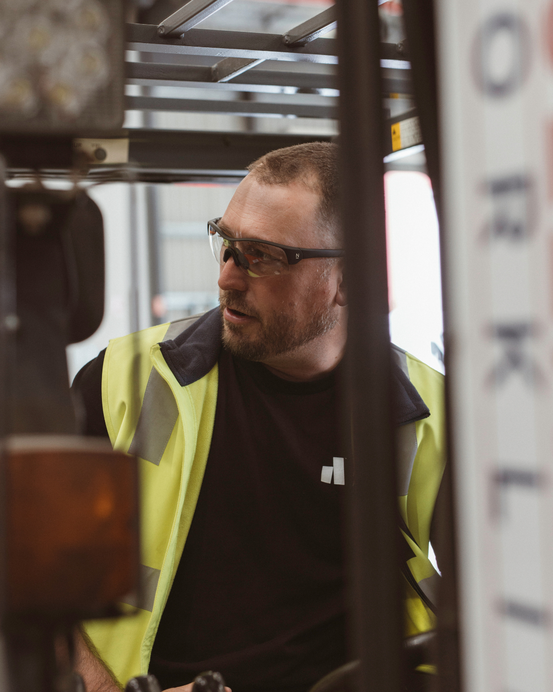 Rev Matte Black / Clear Lens Safety Glasses