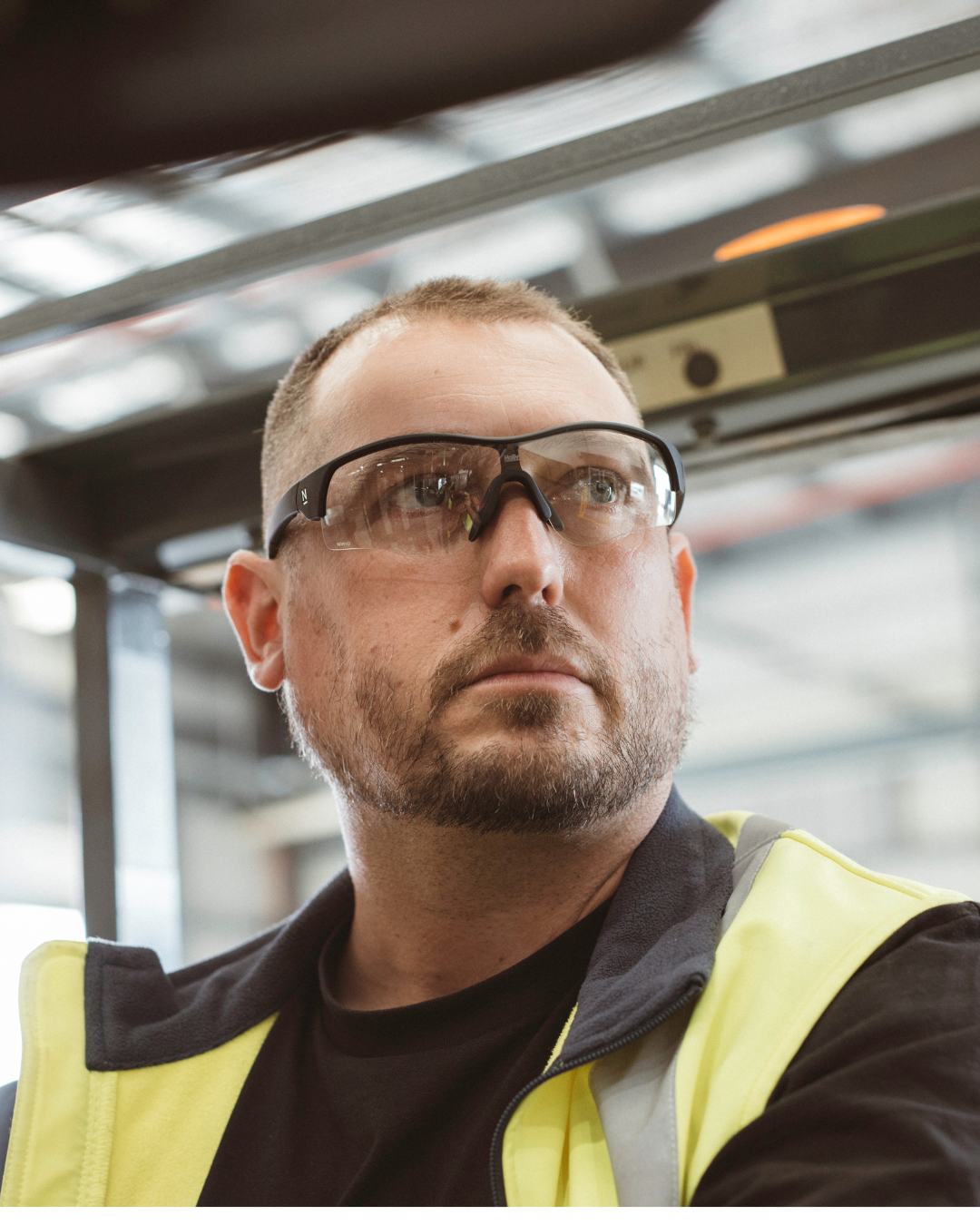 Rev Matte Black / Clear Lens Safety Glasses