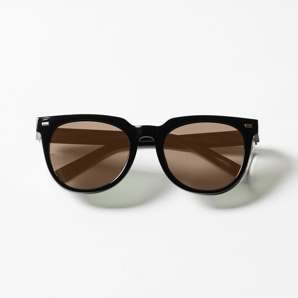 Roys Black Frame / Brown Lens Safety Glasses