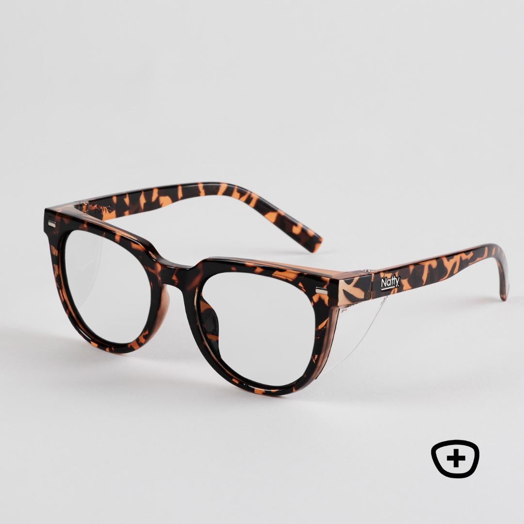 Roys Vintage Tortoise Frame Prescription Safety Glasses